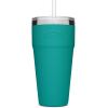 imageYETI Rambler 26 oz Straw Cup Vacuum Insulated Stainless Steel with Straw LidAquifer Blue
