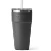 imageYETI Rambler 26 oz Straw Cup Vacuum Insulated Stainless Steel with Straw LidCharcoal
