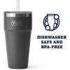 imageYETI Rambler 26 oz Straw Cup Vacuum Insulated Stainless Steel with Straw LidCharcoal