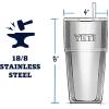 imageYETI Rambler 26 oz Straw Cup Vacuum Insulated Stainless Steel with Straw LidChartreuse