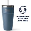 imageYETI Rambler 26 oz Straw Cup Vacuum Insulated Stainless Steel with Straw LidNordic Blue
