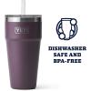 imageYETI Rambler 26 oz Straw Cup Vacuum Insulated Stainless Steel with Straw LidNordic Purple