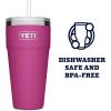 imageYETI Rambler 26 oz Straw Cup Vacuum Insulated Stainless Steel with Straw LidPrickly Pear