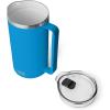 imageYETI Rambler 64 oz Pitcher Vacuum Insulated Stainless Steel with MagSlider Lid NavyBig Wave Blue