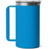 imageYETI Rambler 64 oz Pitcher Vacuum Insulated Stainless Steel with MagSlider Lid NavyBig Wave Blue
