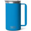 imageYETI Rambler 64 oz Pitcher Vacuum Insulated Stainless Steel with MagSlider Lid NavyBig Wave Blue