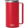 imageYETI Rambler 64 oz Pitcher Vacuum Insulated Stainless Steel with MagSlider Lid NavyRescue Red