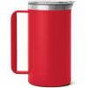 imageYETI Rambler 64 oz Pitcher Vacuum Insulated Stainless Steel with MagSlider Lid NavyRescue Red