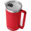 imageYETI Rambler 64 oz Pitcher Vacuum Insulated Stainless Steel with MagSlider Lid NavyRescue Red