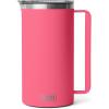 imageYETI Rambler 64 oz Pitcher Vacuum Insulated Stainless Steel with MagSlider Lid NavyTropical Pink