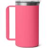 imageYETI Rambler 64 oz Pitcher Vacuum Insulated Stainless Steel with MagSlider Lid NavyTropical Pink