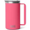 imageYETI Rambler 64 oz Pitcher Vacuum Insulated Stainless Steel with MagSlider Lid NavyTropical Pink