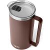 imageYETI Rambler 64 oz Pitcher Vacuum Insulated Stainless Steel with MagSlider Lid NavyWetlands Brown