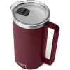 imageYETI Rambler 64 oz Pitcher Vacuum Insulated Stainless Steel with MagSlider Lid NavyWild Vine Red