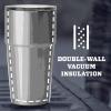 imageYETI Rambler Stackable Pint Vacuum Insulated Stainless Steel with MagSlider LidBlack StoneTextured
