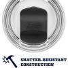 imageYETI Rambler Stackable Pint Vacuum Insulated Stainless Steel with MagSlider LidBlack StoneTextured