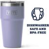 imageYETI Rambler Stackable Pint Vacuum Insulated Stainless Steel with MagSlider LidCosmic Lilac