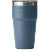 imageYETI Rambler Stackable Pint Vacuum Insulated Stainless Steel with MagSlider LidNordic Blue
