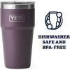 imageYETI Rambler Stackable Pint Vacuum Insulated Stainless Steel with MagSlider LidNordic Purple