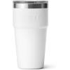 imageYETI Rambler Stackable Pint Vacuum Insulated Stainless Steel with MagSlider LidWhite