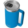 imageYETI Rambler 64 oz Pitcher Vacuum Insulated Stainless Steel with MagSlider Lid NavyBig Wave Blue