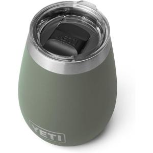 imageYETI Rambler 10 oz Wine Tumbler Vacuum Insulated Stainless Steel with MagSlider LidCamp Green