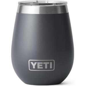 imageYETI Rambler 10 oz Wine Tumbler Vacuum Insulated Stainless Steel with MagSlider LidCharcoal