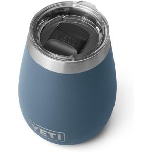 imageYETI Rambler 10 oz Wine Tumbler Vacuum Insulated Stainless Steel with MagSlider LidNordic Blue