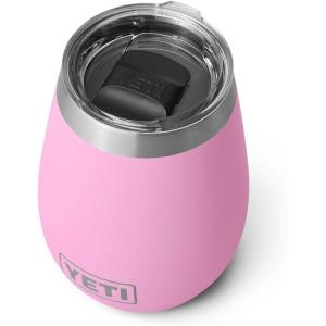 imageYETI Rambler 10 oz Wine Tumbler Vacuum Insulated Stainless Steel with MagSlider LidPower Pink