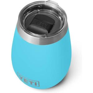 imageYETI Rambler 10 oz Wine Tumbler Vacuum Insulated Stainless Steel with MagSlider LidReef Blue
