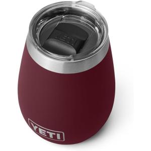 imageYETI Rambler 10 oz Wine Tumbler Vacuum Insulated Stainless Steel with MagSlider LidWild Vine Red