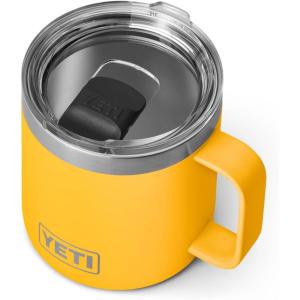 imageYETI Rambler 14 oz Mug Vacuum Insulated Stainless Steel with MagSlider Lid StainlessAlpine Yellow