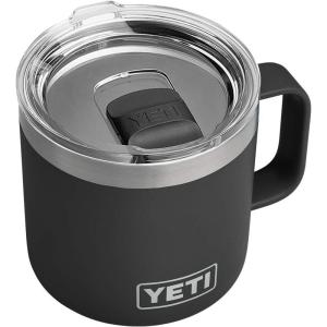 imageYETI Rambler 14 oz Mug Vacuum Insulated Stainless Steel with MagSlider Lid StainlessBlack