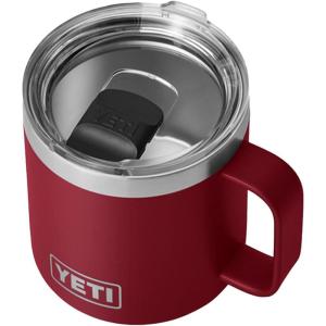 imageYETI Rambler 14 oz Mug Vacuum Insulated Stainless Steel with MagSlider Lid StainlessHarvest Red