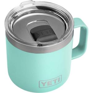 imageYETI Rambler 14 oz Mug Vacuum Insulated Stainless Steel with MagSlider Lid StainlessSeafoam