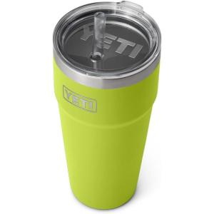imageYETI Rambler 26 oz Straw Cup Vacuum Insulated Stainless Steel with Straw LidChartreuse