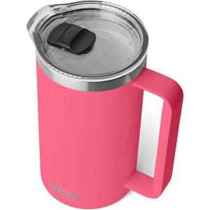 imageYETI Rambler 64 oz Pitcher Vacuum Insulated Stainless Steel with MagSlider Lid NavyTropical Pink