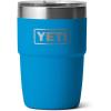 imageYETI Rambler 8 oz Stackable Cup Stainless Steel Vacuum Insulated Espresso Cup with MagSlider LidBig Wave Blue
