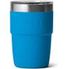 imageYETI Rambler 8 oz Stackable Cup Stainless Steel Vacuum Insulated Espresso Cup with MagSlider LidBig Wave Blue