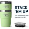 imageYETI Rambler 8 oz Stackable Cup Stainless Steel Vacuum Insulated Espresso Cup with MagSlider LidKey Lime