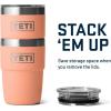 imageYETI Rambler 8 oz Stackable Cup Stainless Steel Vacuum Insulated Espresso Cup with MagSlider LidLowcountry Peach