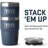 imageYETI Rambler 8 oz Stackable Cup Stainless Steel Vacuum Insulated Espresso Cup with MagSlider LidNavy