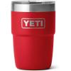 imageYETI Rambler 8 oz Stackable Cup Stainless Steel Vacuum Insulated Espresso Cup with MagSlider LidRescue Red