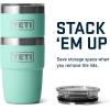 imageYETI Rambler 8 oz Stackable Cup Stainless Steel Vacuum Insulated Espresso Cup with MagSlider LidSeafoam