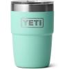 imageYETI Rambler 8 oz Stackable Cup Stainless Steel Vacuum Insulated Espresso Cup with MagSlider LidSeafoam