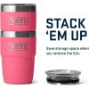 imageYETI Rambler 8 oz Stackable Cup Stainless Steel Vacuum Insulated Espresso Cup with MagSlider LidTropical Pink