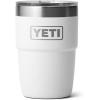 imageYETI Rambler 8 oz Stackable Cup Stainless Steel Vacuum Insulated Espresso Cup with MagSlider LidWhite