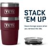 imageYETI Rambler 8 oz Stackable Cup Stainless Steel Vacuum Insulated Espresso Cup with MagSlider LidWild Vine Red