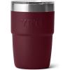 imageYETI Rambler 8 oz Stackable Cup Stainless Steel Vacuum Insulated Espresso Cup with MagSlider LidWild Vine Red