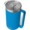 imageYETI Rambler French Press Coffee Maker with GroundsControl FilterBig Wave Blue